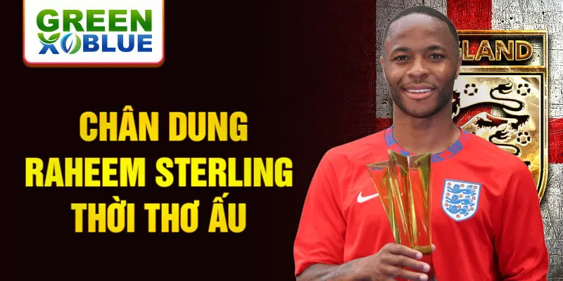 Chân dung raheem sterling thời thơ ấu