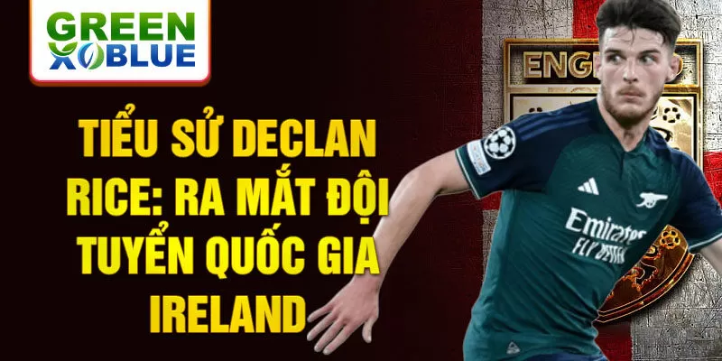 Tiểu sử Declan Rice: Ra mắt đội tuyển quốc gia Ireland